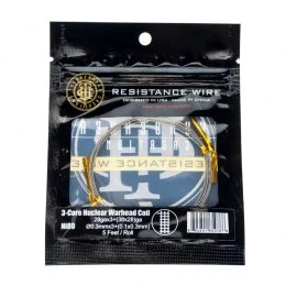 3-Core Fused Clapton Coil Ni80 26GA - Thunderhead Creations