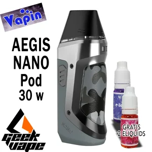 Aegis Nano pod kit de vapeo (Camo Silver) de Geekvape
