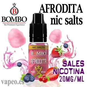 Afrodita Nic Salts 20mg/ml Bote 10ml de Bombo Eliquids