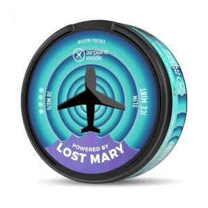 Airplane Mode by Lost Mary Bolsitas de Nicotina Ice Mint