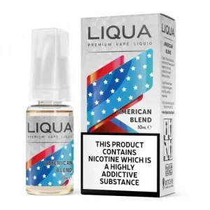 American Blend (tabaco rubio americano) Bote 10ML Nicotina 12mg/ml de LIQUA ELIQUIDS