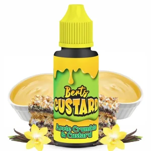 Apple Crumble & Custard 100ml - Berts Custard by Kingston E-liquids