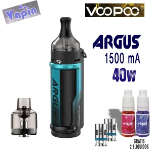 Argus 1500mA. kit de vapeo POD 2-4,5ml (Black-Blue) de Voopoo