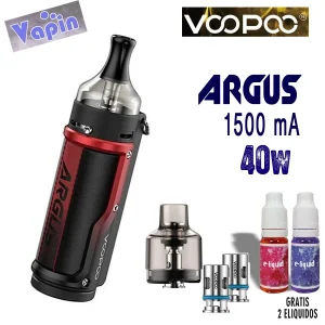 Argus 1500mA. kit de vapeo POD 2-4,5ml (Litchi Black Red) de Voopoo