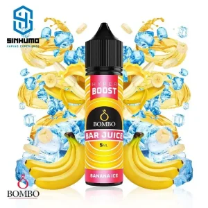 Aroma Banana Ice 5ml Longfill Hyper Boost Bar Juice by Bombo E-liquids