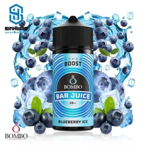 Aroma Blueberry Ice 10ml Longfill Hyper Boost Bar Juice by Bombo E-liquids