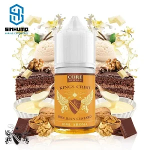 Aroma Don Juan Custard CORE Edition MiniLongfill by Kings Crest