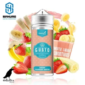 Aroma Gusto Banana Strawberry Smoothie 20ml Longfill by Omerta Liquids