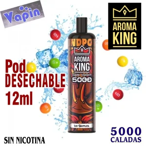 Aroma King ICE SKITTLES 5000 Puffs Pod desechable DARK KNIGHT ZERO