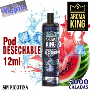 Aroma King Lush Ice 5000 Puffs Pod desechable DARK KNIGHT ZERO