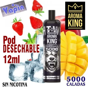 Aroma King PIÑA COLADA RON 5000 Puffs Pod desechable DARK KNIGHT ZERO