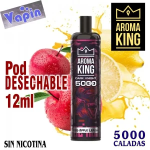 Aroma King Red Apple Lemon 5000 Puffs Pod desechable DARK KNIGHT ZERO