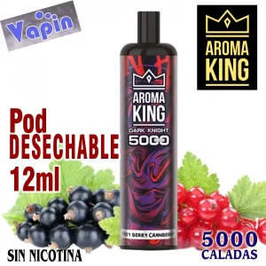 Aroma King Very Berry Cranberry 5000 Puffs Pod desechable DARK KNIGHT ZERO