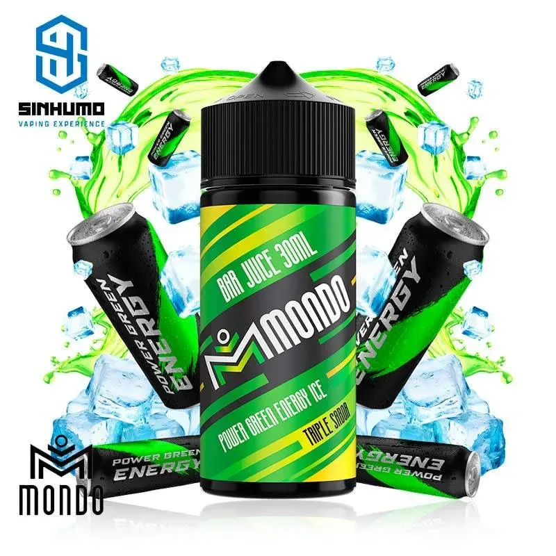 Aroma Power Green Energy Ice 30ml Longfill By Mondo Bar Juice