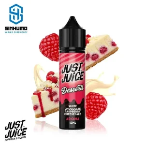 Aroma White Chocolate Raspberry Cheesecake 12ml Desserts Longfill by Just Juice