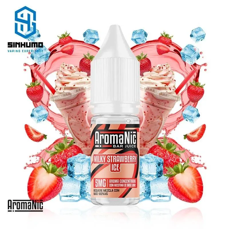 Aromanic Bar Juice Milky Strawberry Ice 10ml