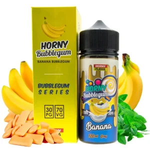Banana Bubblegum 100ml - Horny Flava