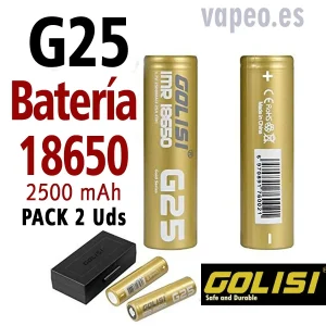 BATERÍA GOLISI G25 18650 PACK 2