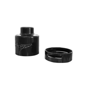 Black Ultem Dripper Body With Black Ultem Air Ring Perseus V2