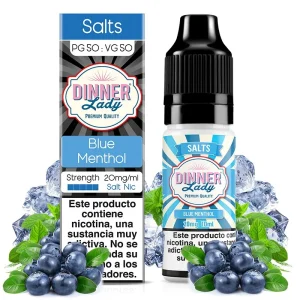 Blue Menthol 10ml - Dinner Lady Salts