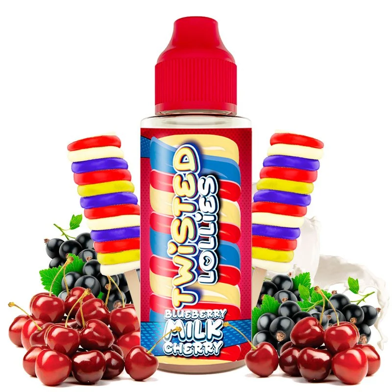 Blueberry Milk Cherry 100ml - Twisted Lollies