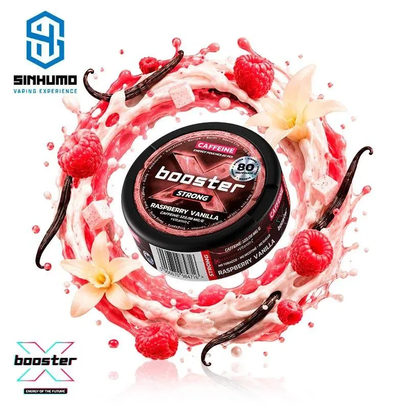 Bolsa de Cafeina Raspberry Vanilla 80MG by X-Booster
