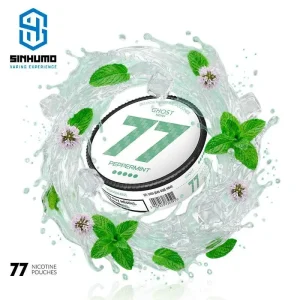 Bolsa de Nicotina Peppermint 20MG GHOST MINI by 77 Nicotine Pouches