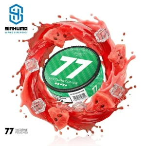 Bolsa de Nicotina Watermelon Ice 20MG GHOST MINI by 77 Nicotine Pouches