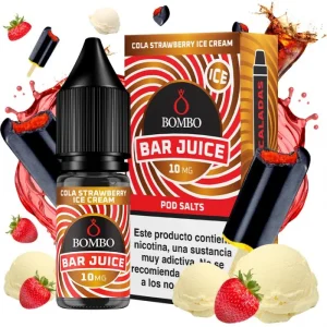 Bombo Bar Cola Strawberry Ice Cream Salt