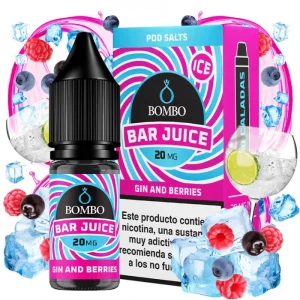 Bombo Bar Gin Berries Ice Salt