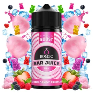 Bombo Bar Hyper Boost Cotton Candy Fruits Ice (Longfill)