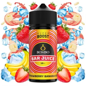 Bombo Bar Hyper Boost Strawberry Banana Ice (Longfill)