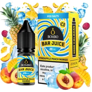 Bombo Bar Juice Pineapple Peach Mango Ice Salt