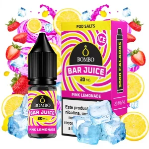 Bombo Bar Juice Pink Lemonade Ice Salt
