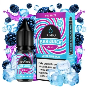 Bombo Bar Juice Ultra Blue Razz Ice Salt