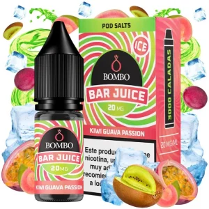 Bombo Bar Kiwi Guava Passion Ice Salt