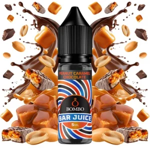 Bombo Bar Peanut Chocolate Caramel 5ml/15 (MiniLongfill)