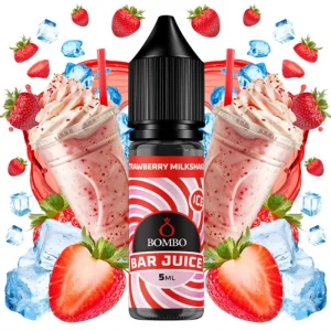 Bombo Bar Strawberry Milkshake Ice 5ml/15 (MiniLongfill)