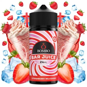 Bombo Bar Strawberry Milkshake Ice (Longfill)