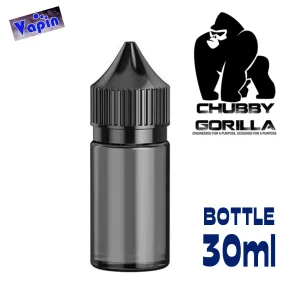 Bote 30ml corto Vacio (Negro) de Chubby Gorilla