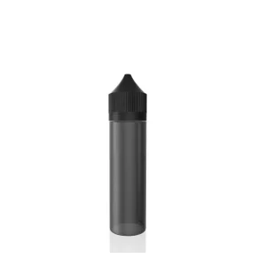 Bote Unicorn Pet 60ml Vacio (Negro)