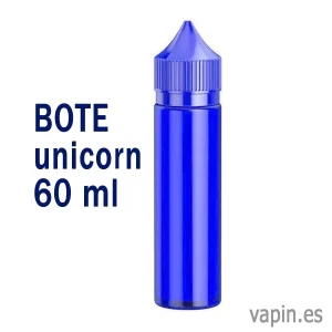 Bote vacio HELIX PET azul UNICORN 60ML