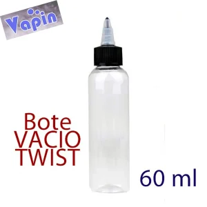 Bote vacío Twist 60ml tapón Negro