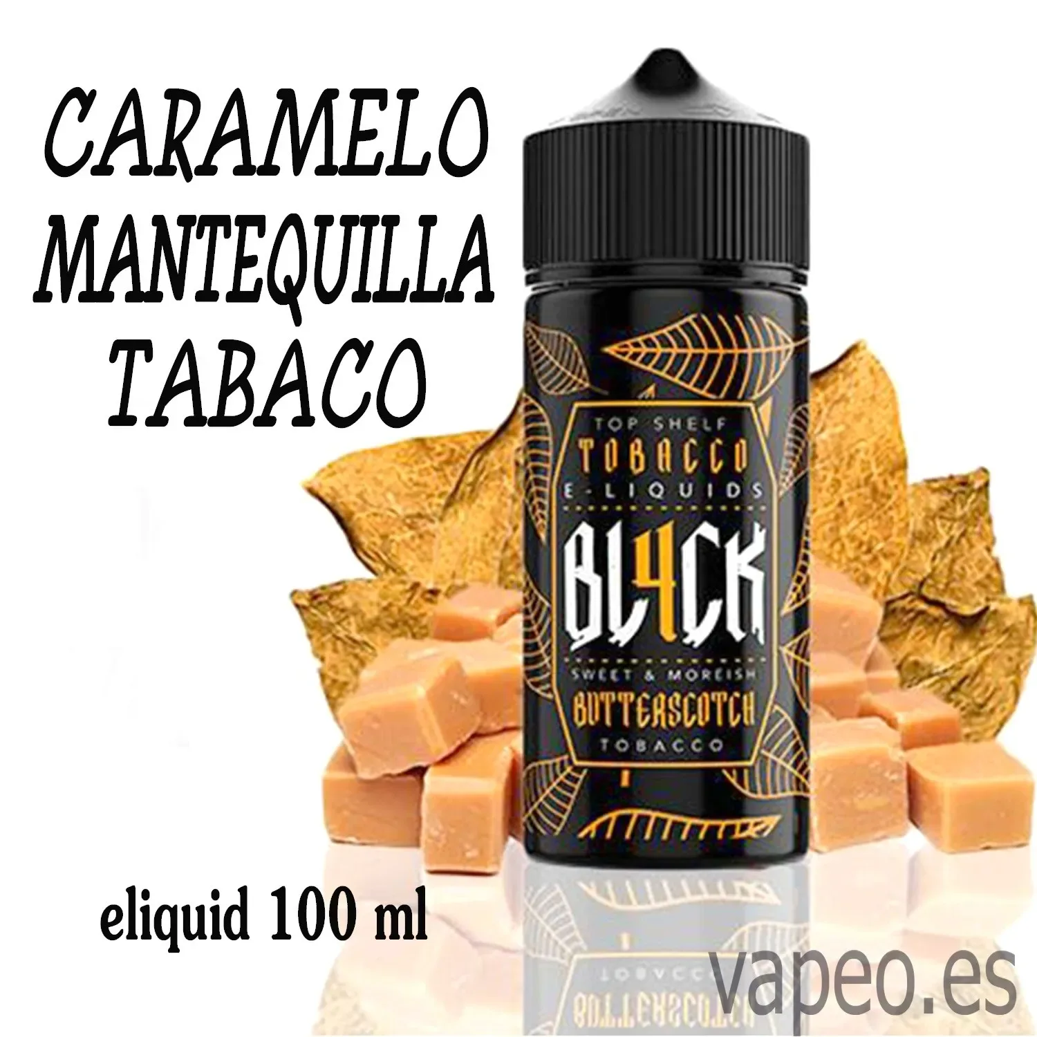 BUTTERSCOTCH TOBACCO BL4CK 100ML eliquid
