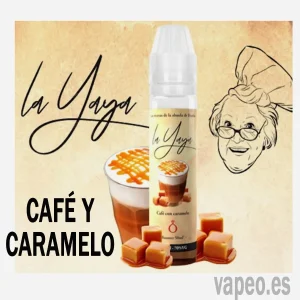 Cafe y caramelo 50ml de LA YAYA Bombo Eliquid + Nicokit