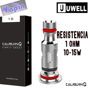 Caliburn G Coil, Resistencia 1 ohm de Uwell(unidad)