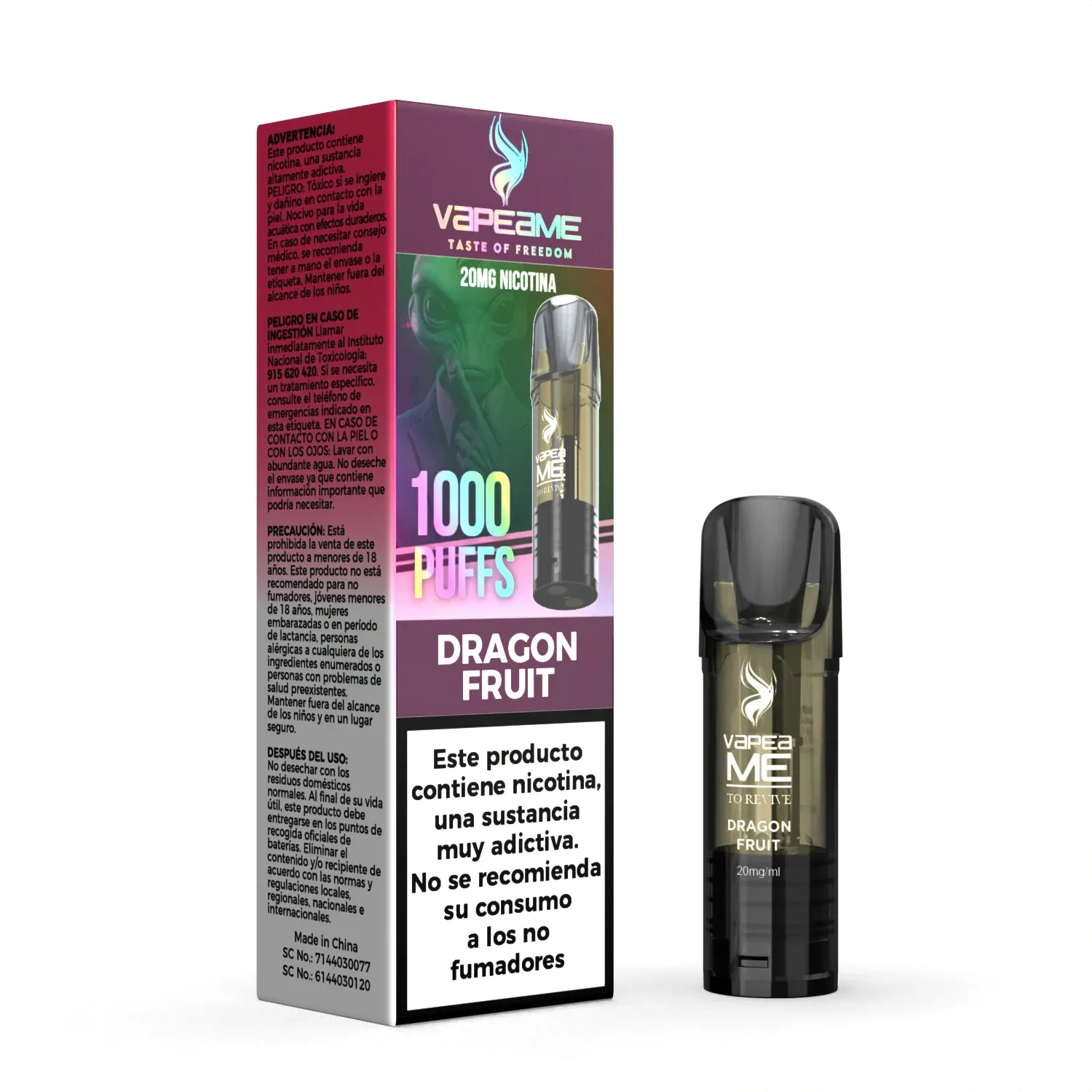 Capsula Vapeame To Revive Dragon Fruit x1