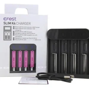 Cargador Efest SLIM K4