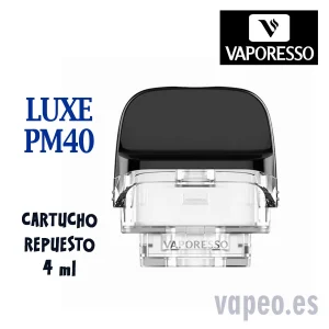Cartucho de repuesto LUXE PM40 4ml de Vaporesso