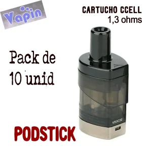 CARTUCHO POD 2ml PODSTICK (CCELL) Pack de 10 uds de VAPORESSO